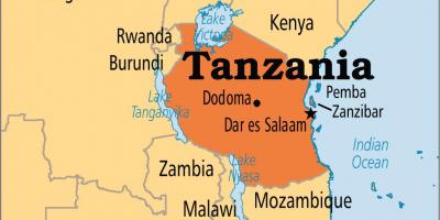 Kart av dar es salaam, tanzania
